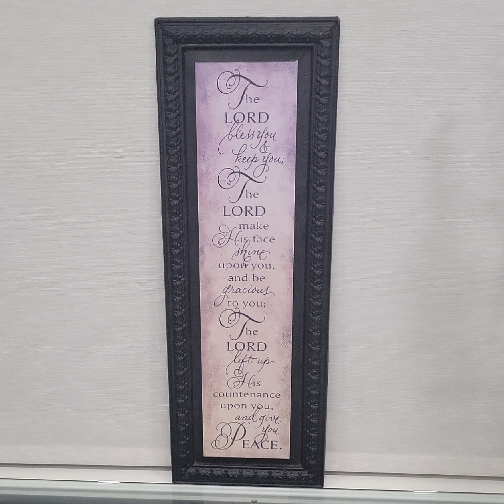 Inspirational Wall Art with Black Frame